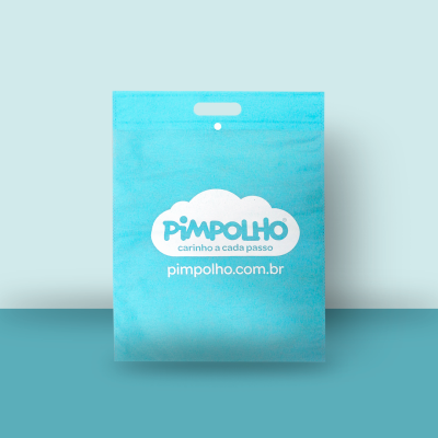 Sacola TNT com Alça Vazada Ecoplus
